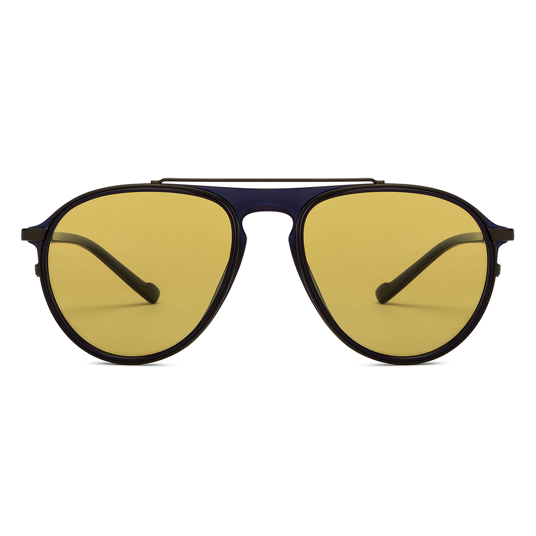Lenskart Studio Online Black Full Rim Aviator left side