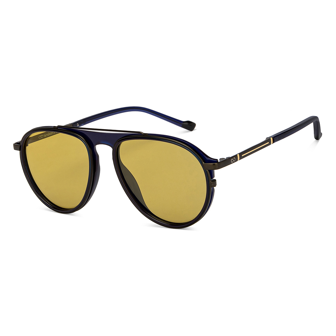 Lenskart Studio Online Black Full Rim Aviator right side