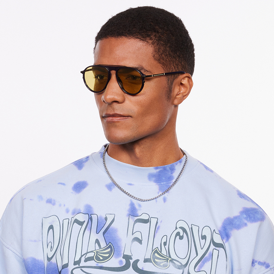 Lenskart Studio Online Black Full Rim Aviator right side