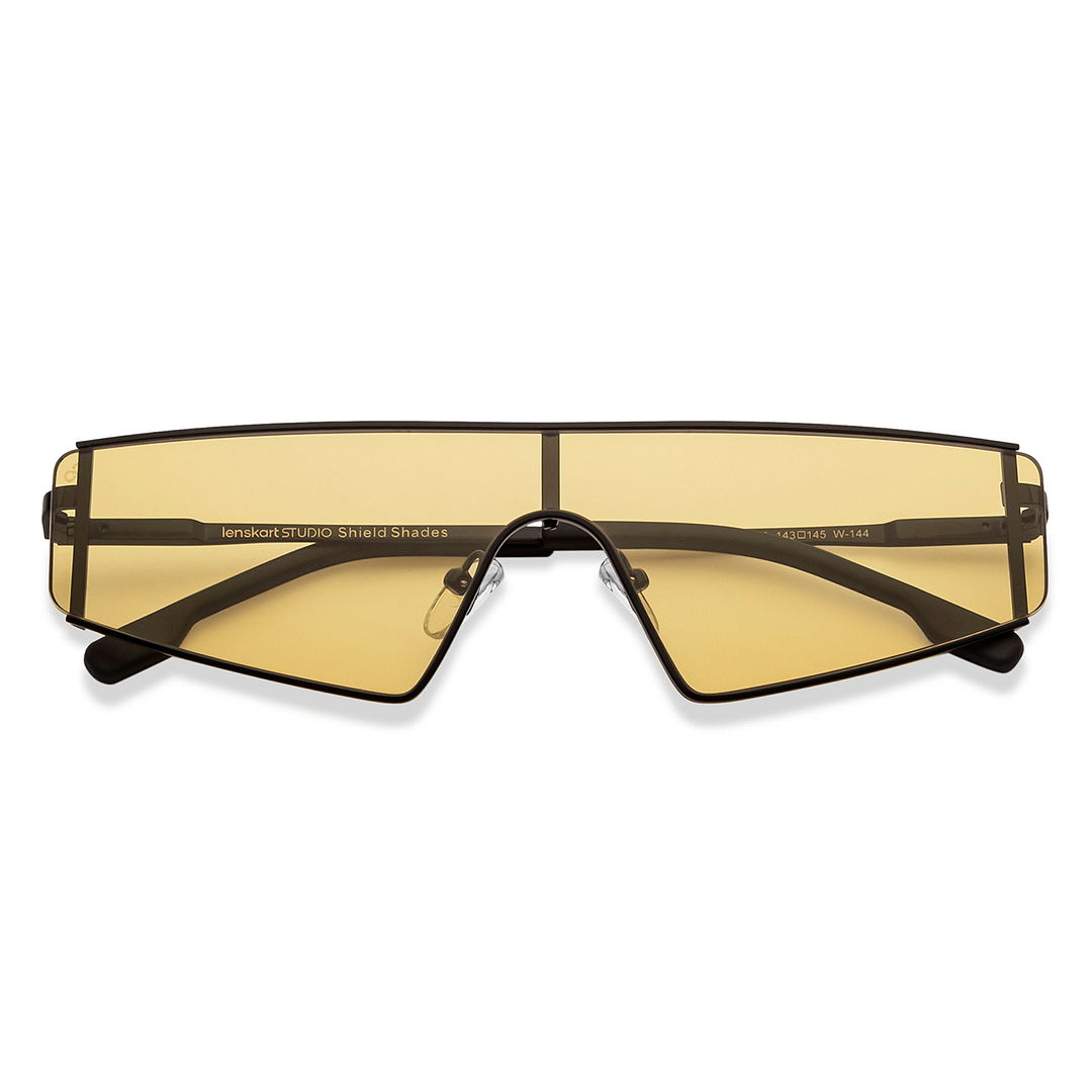 Lenskart Studio Online Black Full Rim Geometric right side