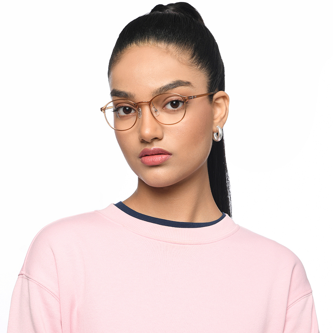 Lenskart Air Yellow Full Rim Square right side