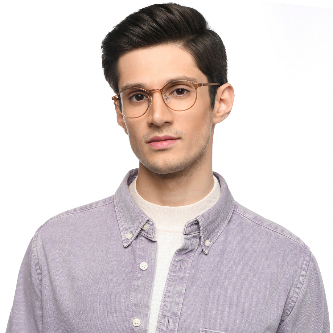 Lenskart Air Yellow Full Rim Square right side