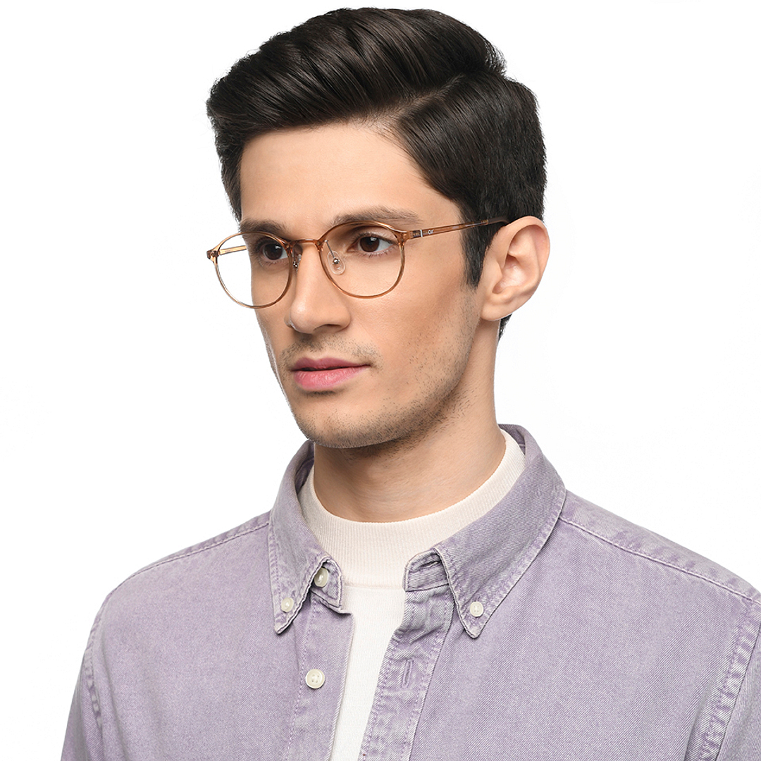 Lenskart Air Yellow Full Rim Square left side