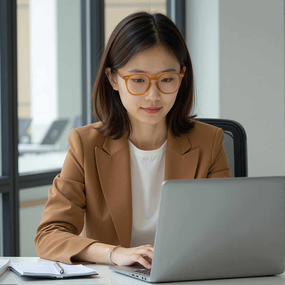 Lenskart Yellow Full Rim Square right side