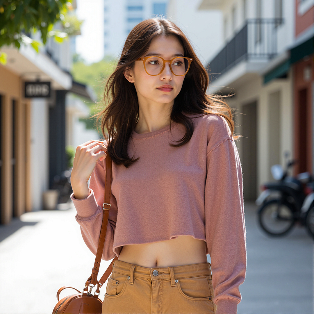 Lenskart Yellow Full Rim Square right side