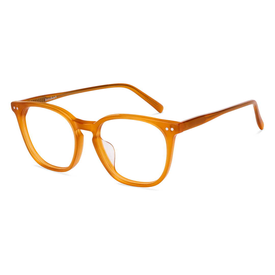 Lenskart Yellow Full Rim Square right side