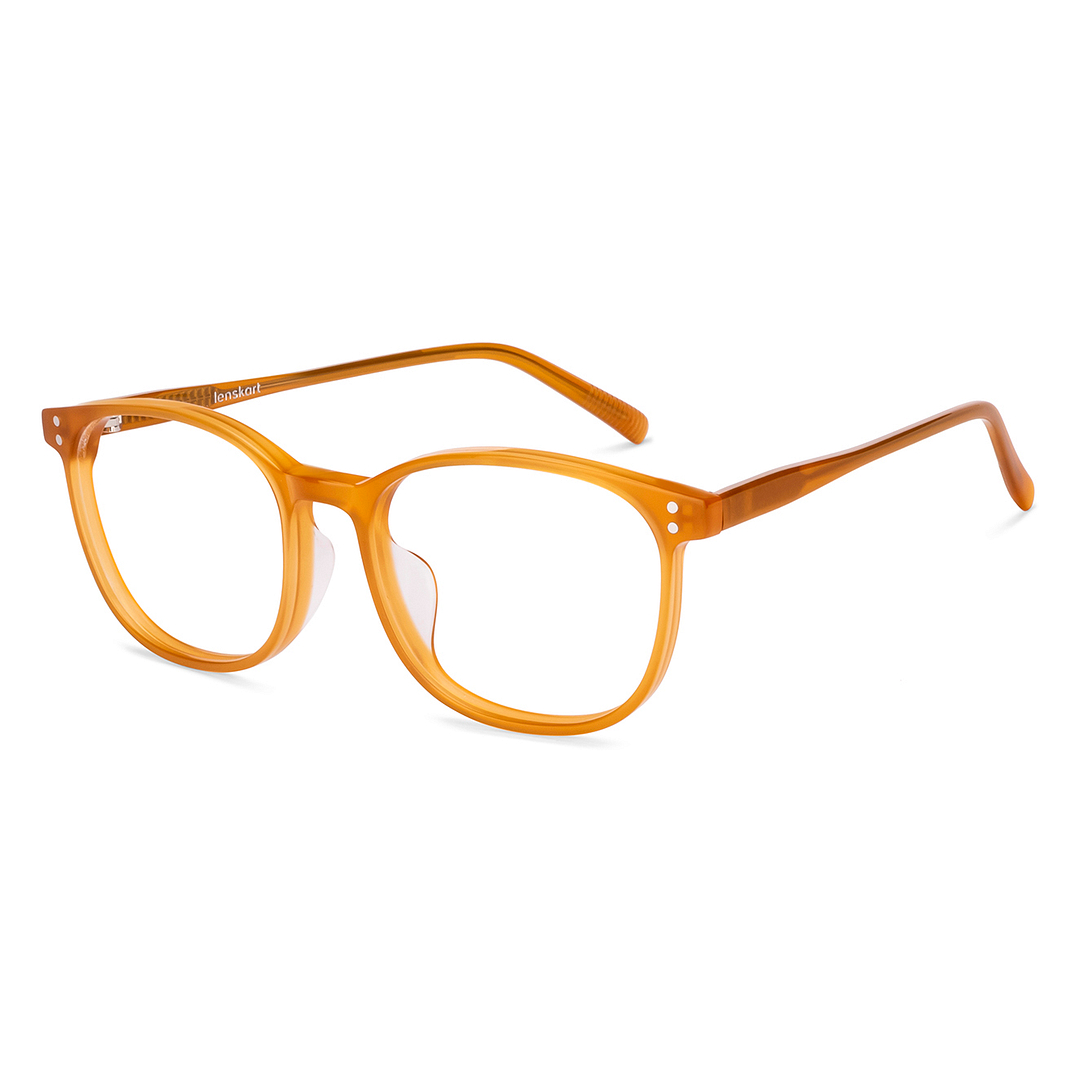 Lenskart Yellow Full Rim Square right side