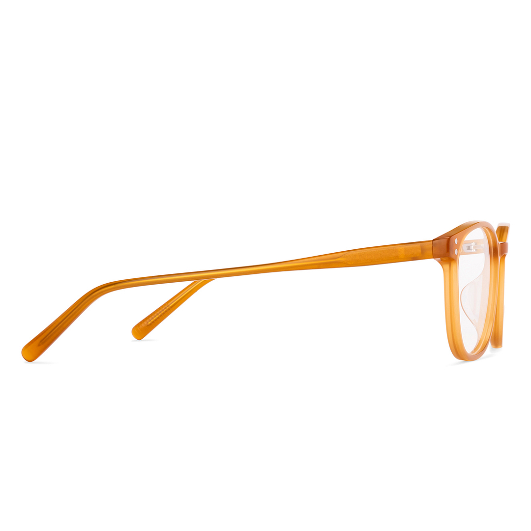 Lenskart Yellow Full Rim Square left side