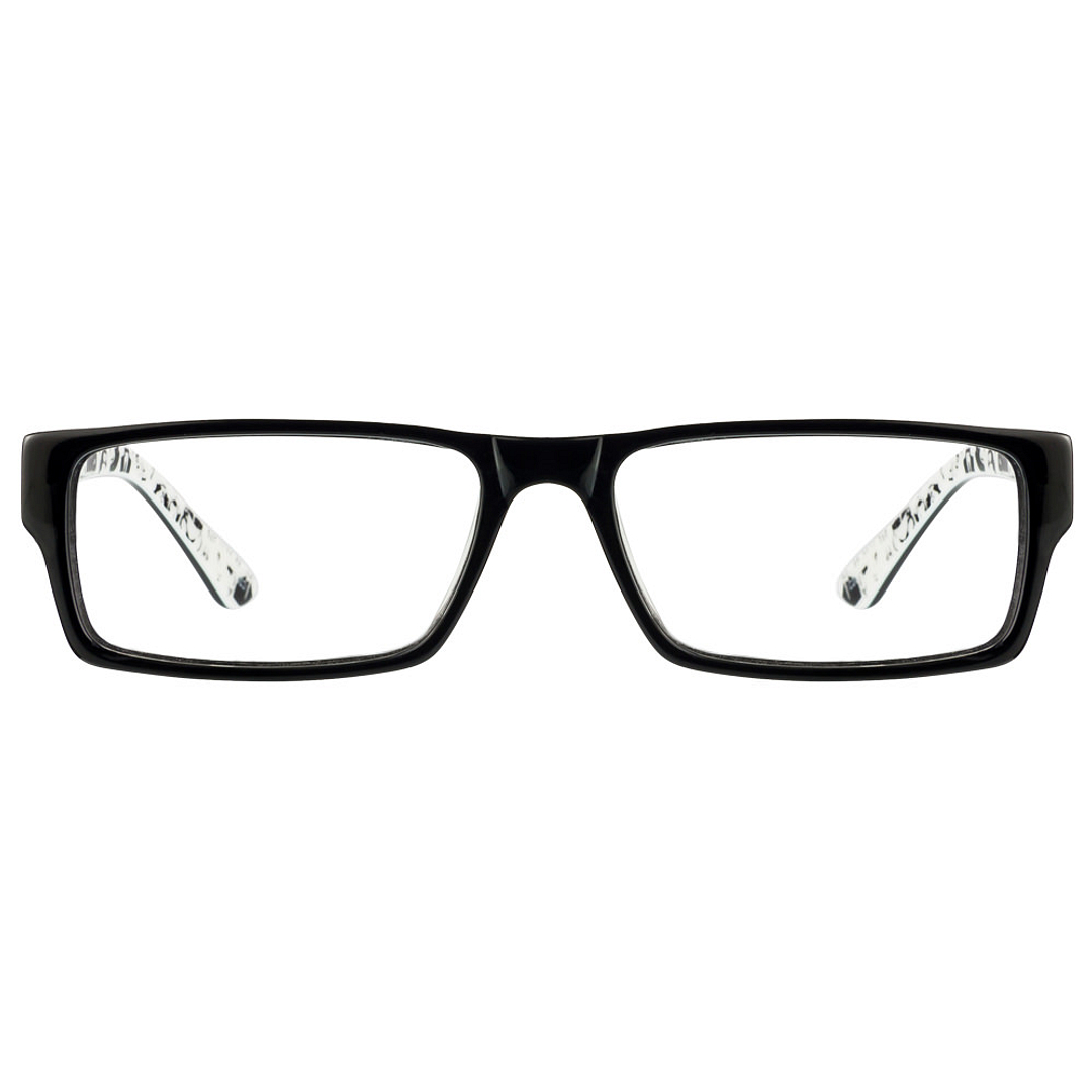 Feelgood Black Full Rim Rectangle left side