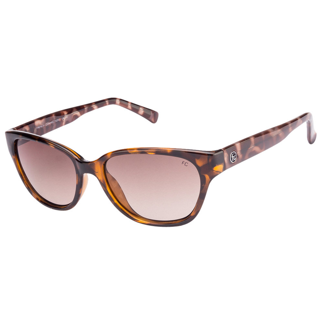 French Connection Tortoise Full Rim Cat Eye right side