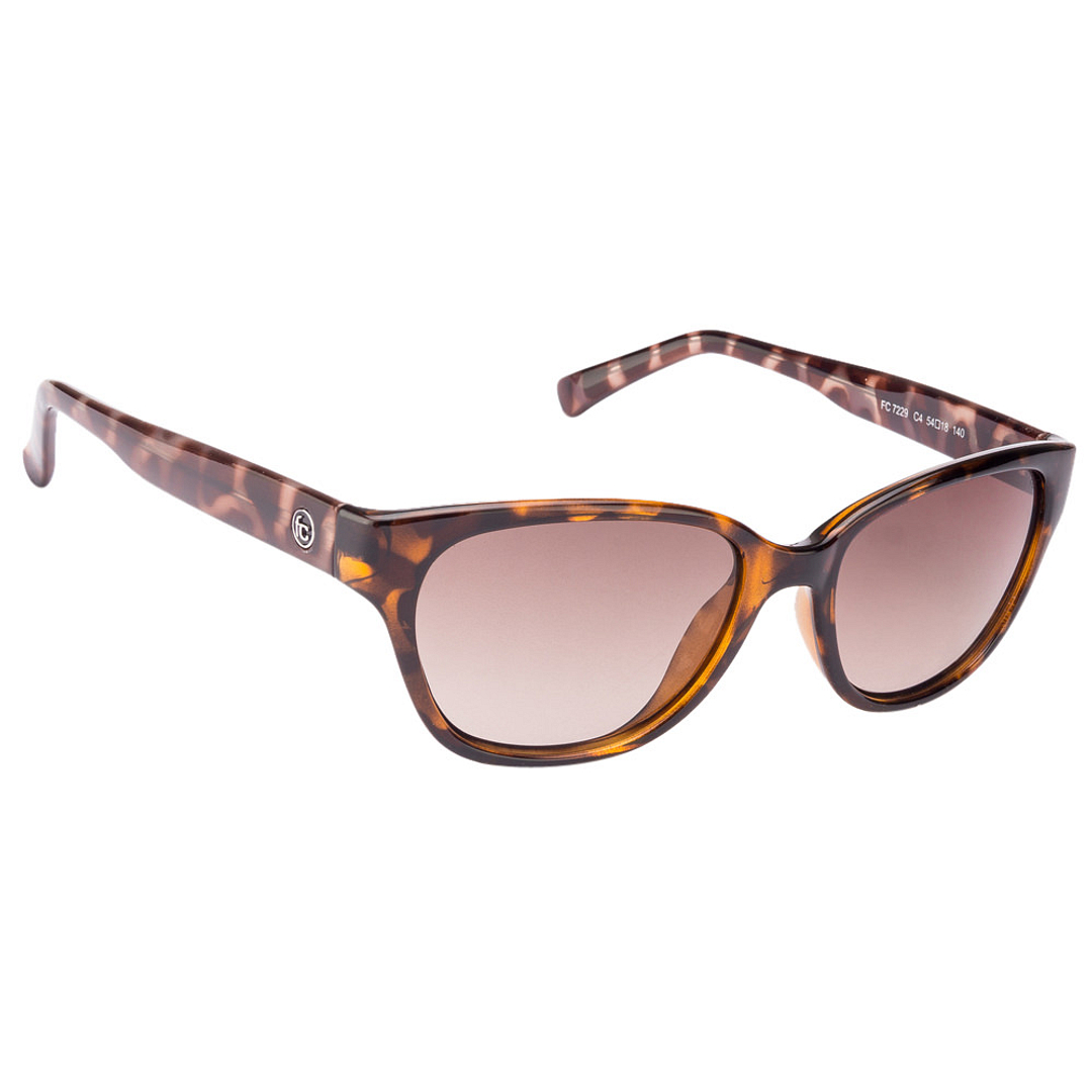 French Connection Tortoise Full Rim Cat Eye left side