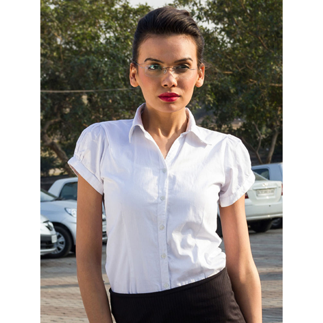 Vincent Chase Online Black Rimless Rectangle left side