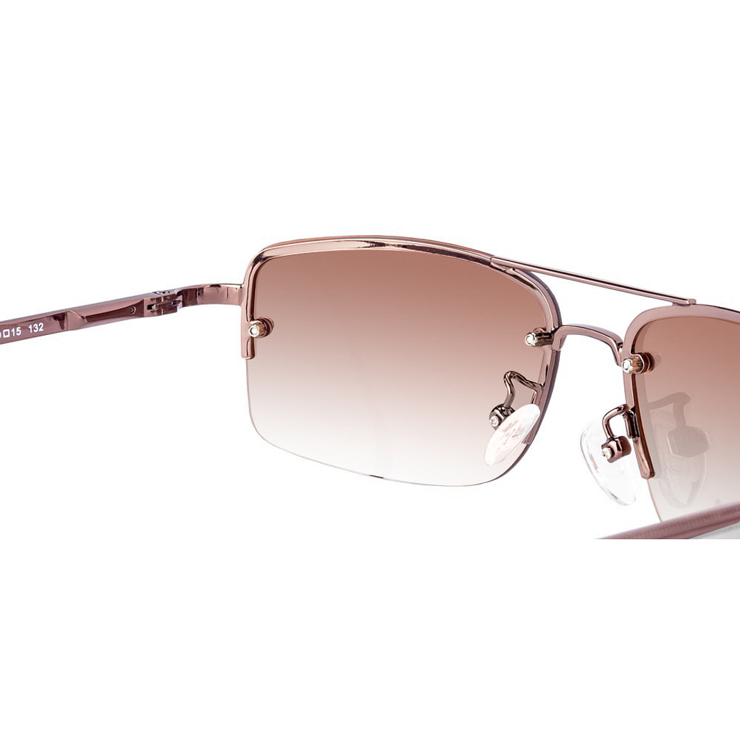 Vincent Chase Online Brown Half Rim Rectangle right side