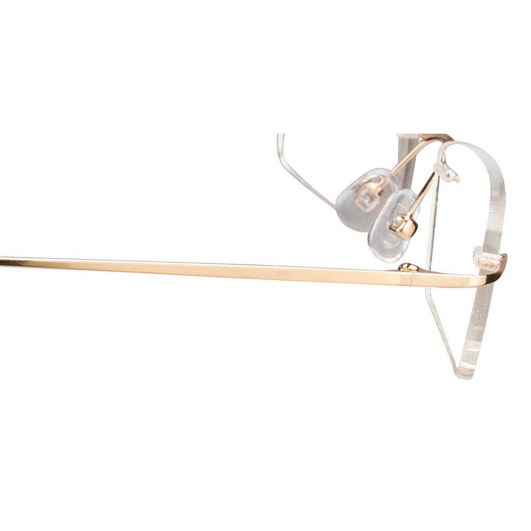 Vincent Chase Online Gold Rimless Rectangle right side