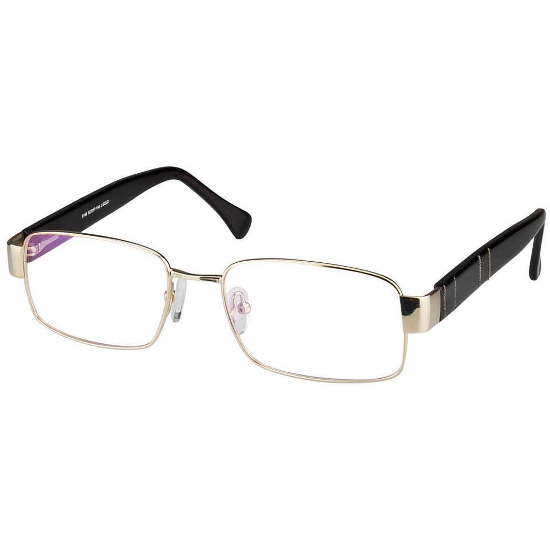 BRANDED Gold Full Rim left side