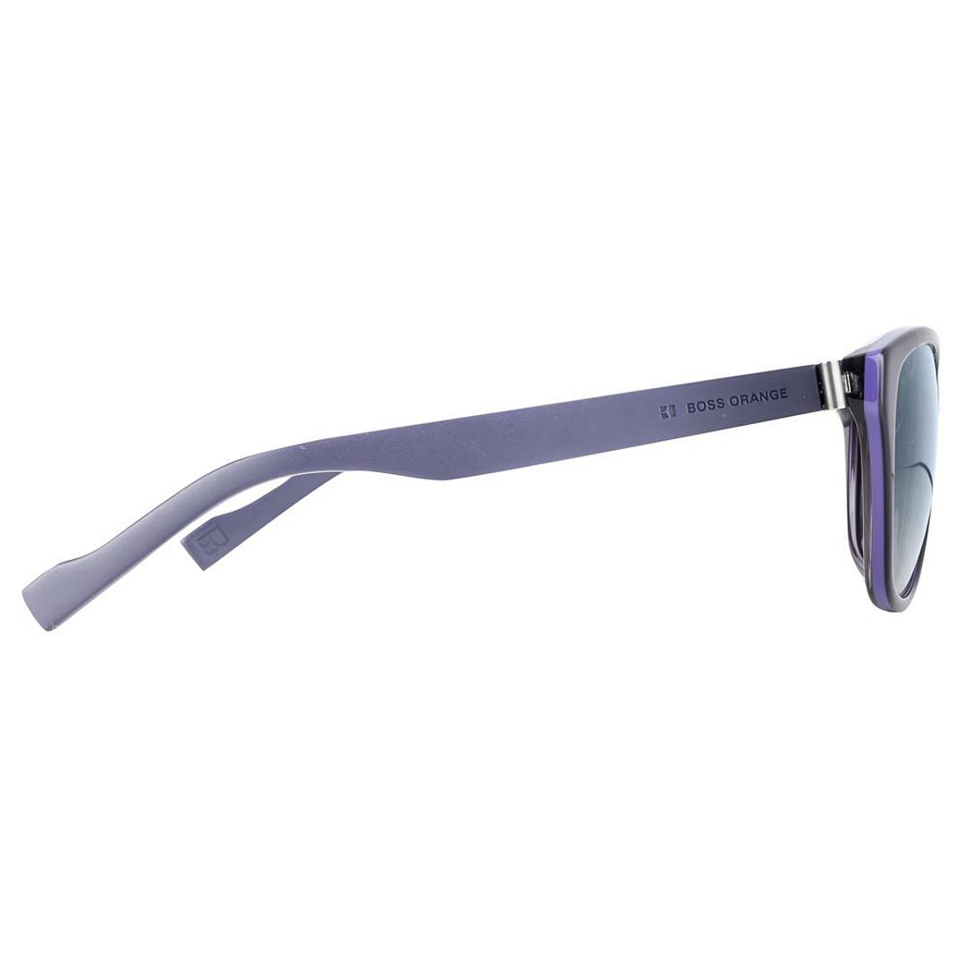 BRANDED Black Blue Full Rim Square left side