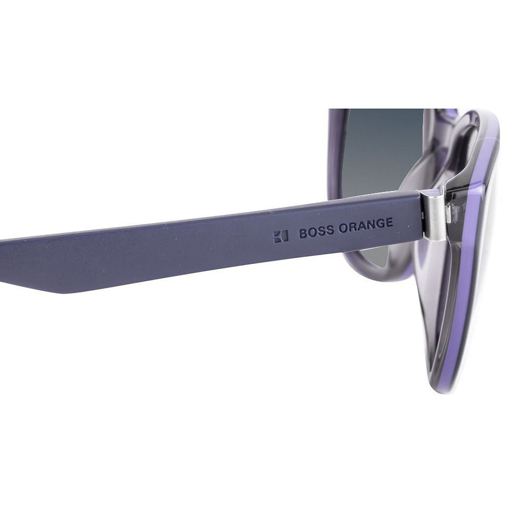 BRANDED Black Blue Full Rim Square left side