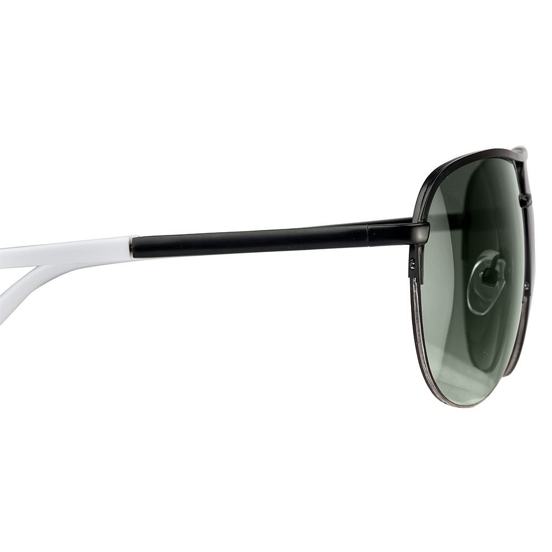 Vincent Chase Online Black Half Rim Aviator left side