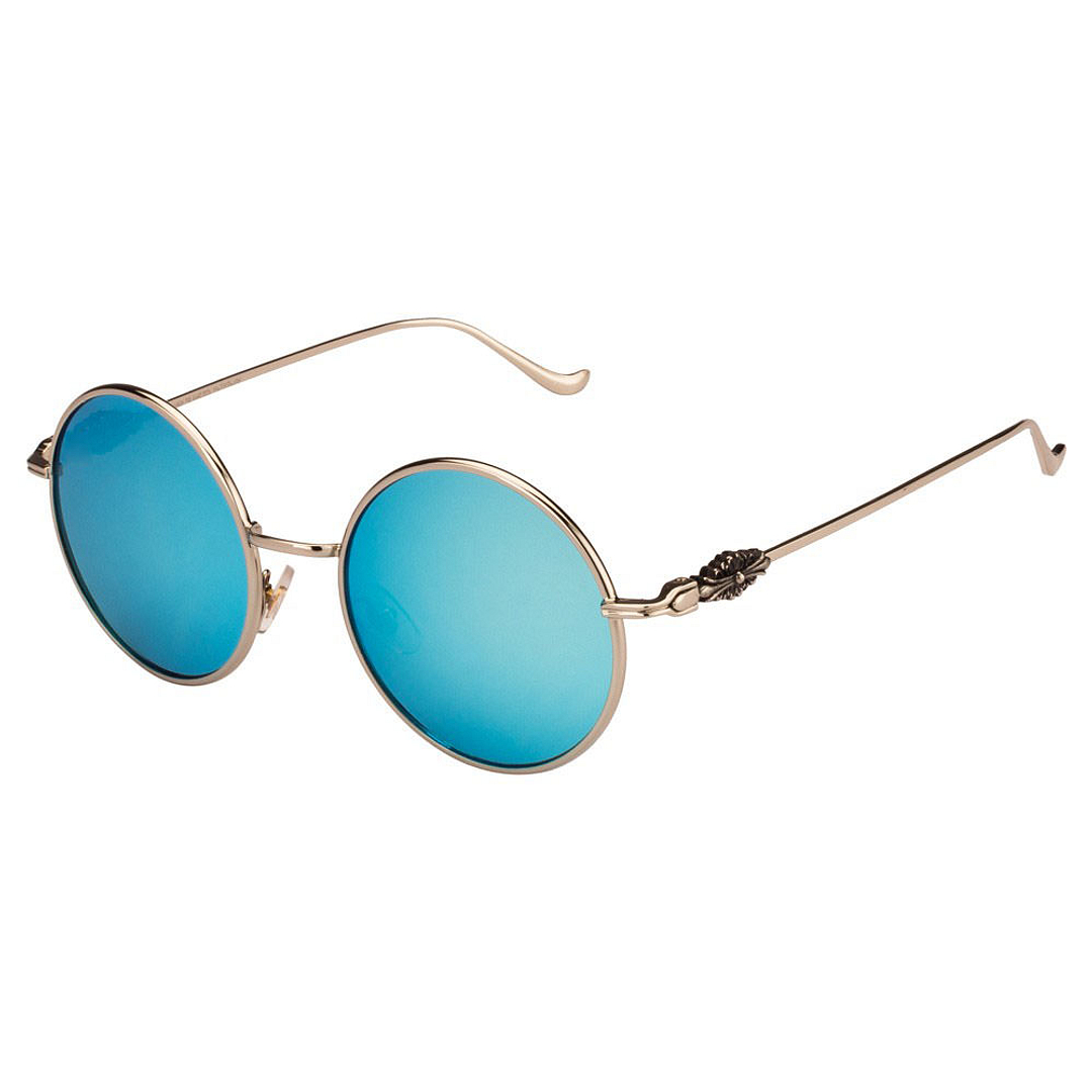 Vincent Chase Online Silver Full Rim Round left side
