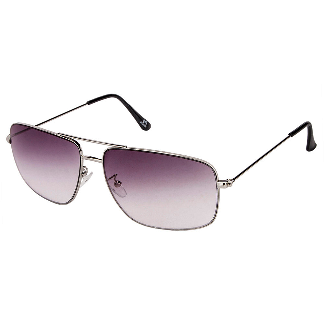 BRANDED Silver Full Rim Rectangle right side