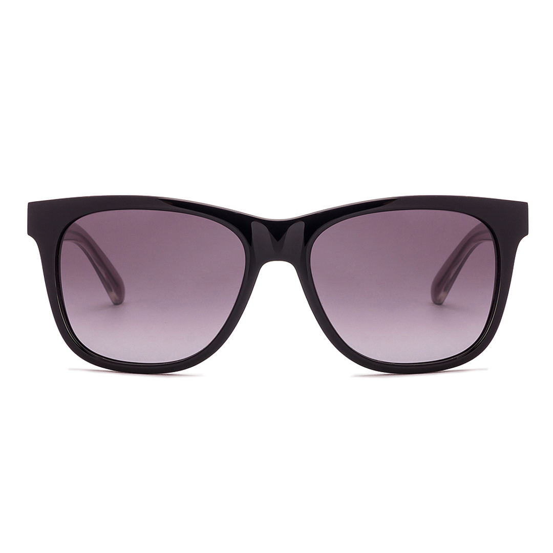 BRANDED Black Full Rim Square left side
