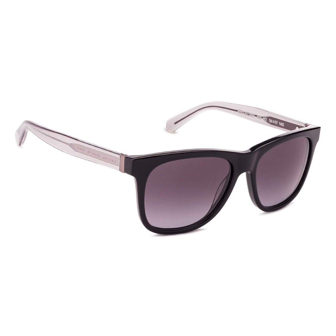 BRANDED Black Full Rim Square left side