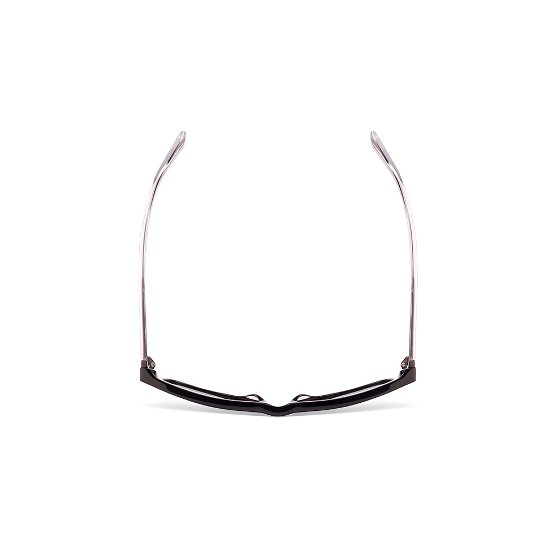 BRANDED Black Full Rim Square left side