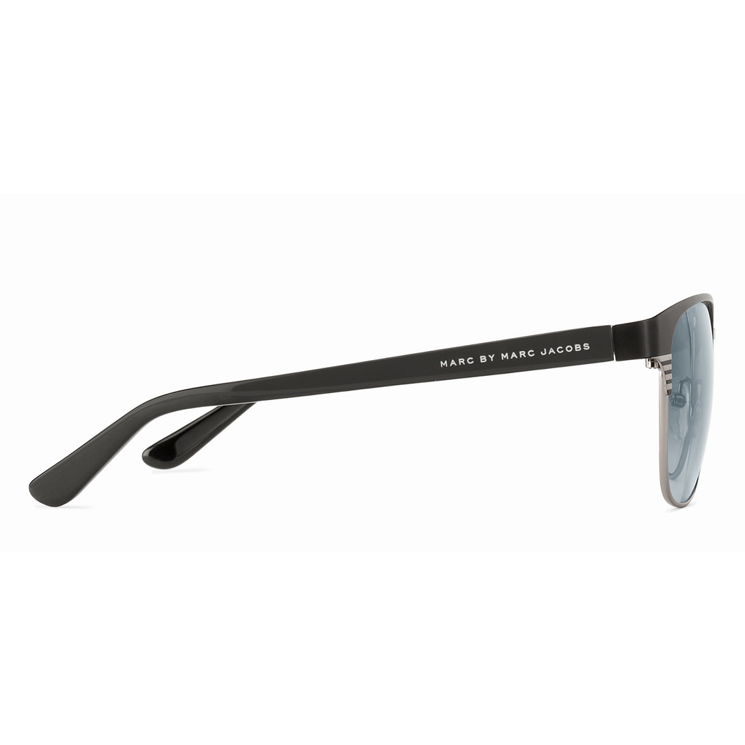 BRANDED Silver Full Rim Square right side
