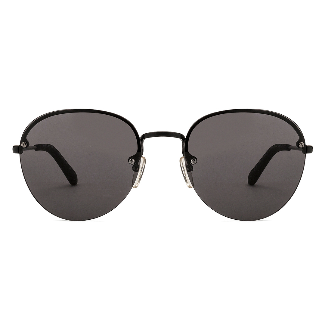 Marc by Marc Jacobs Black Half Rim Round left side