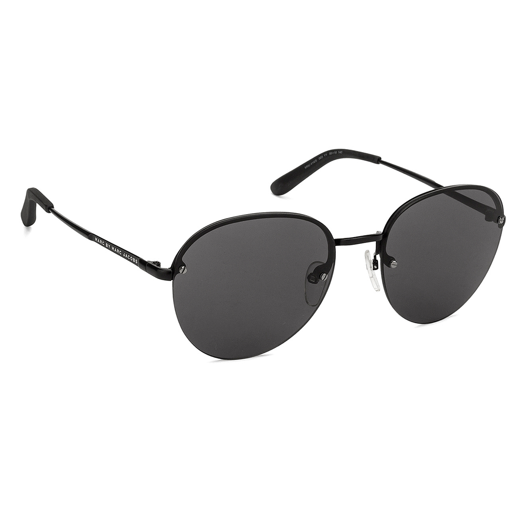 Marc by Marc Jacobs Black Half Rim Round left side