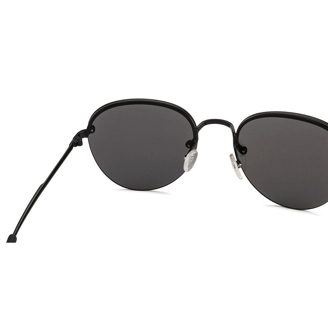 Marc by Marc Jacobs Black Half Rim Round right side