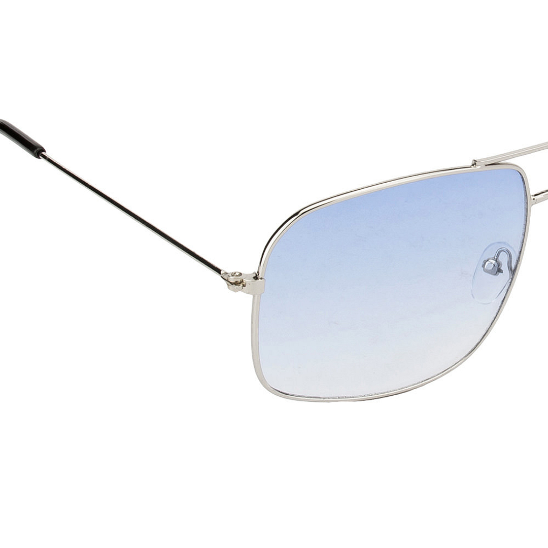 Mask Silver Full Rim Rectangle left side