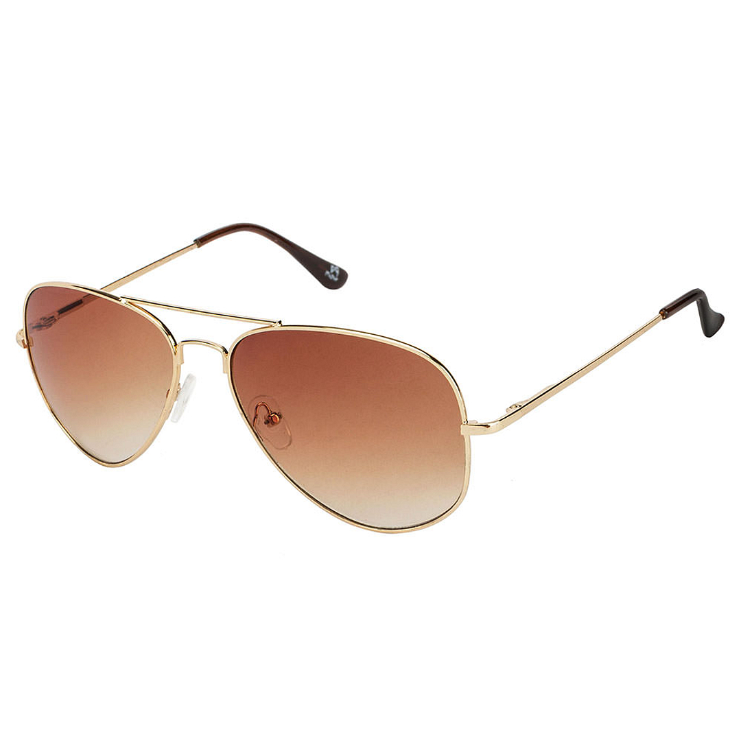 BRANDED Gold Full Rim Aviator right side