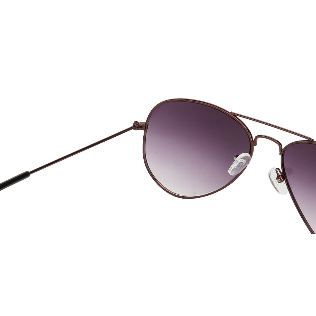 BRANDED Red Full Rim Aviator right side
