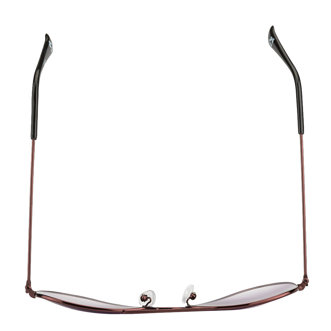 BRANDED Red Full Rim Aviator left side