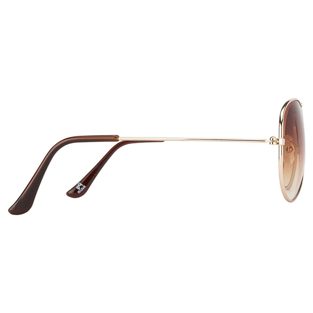 BRANDED Gold Full Rim Aviator right side