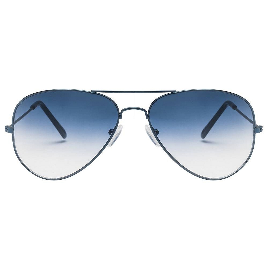 BRANDED Sky Blue Full Rim Aviator left side