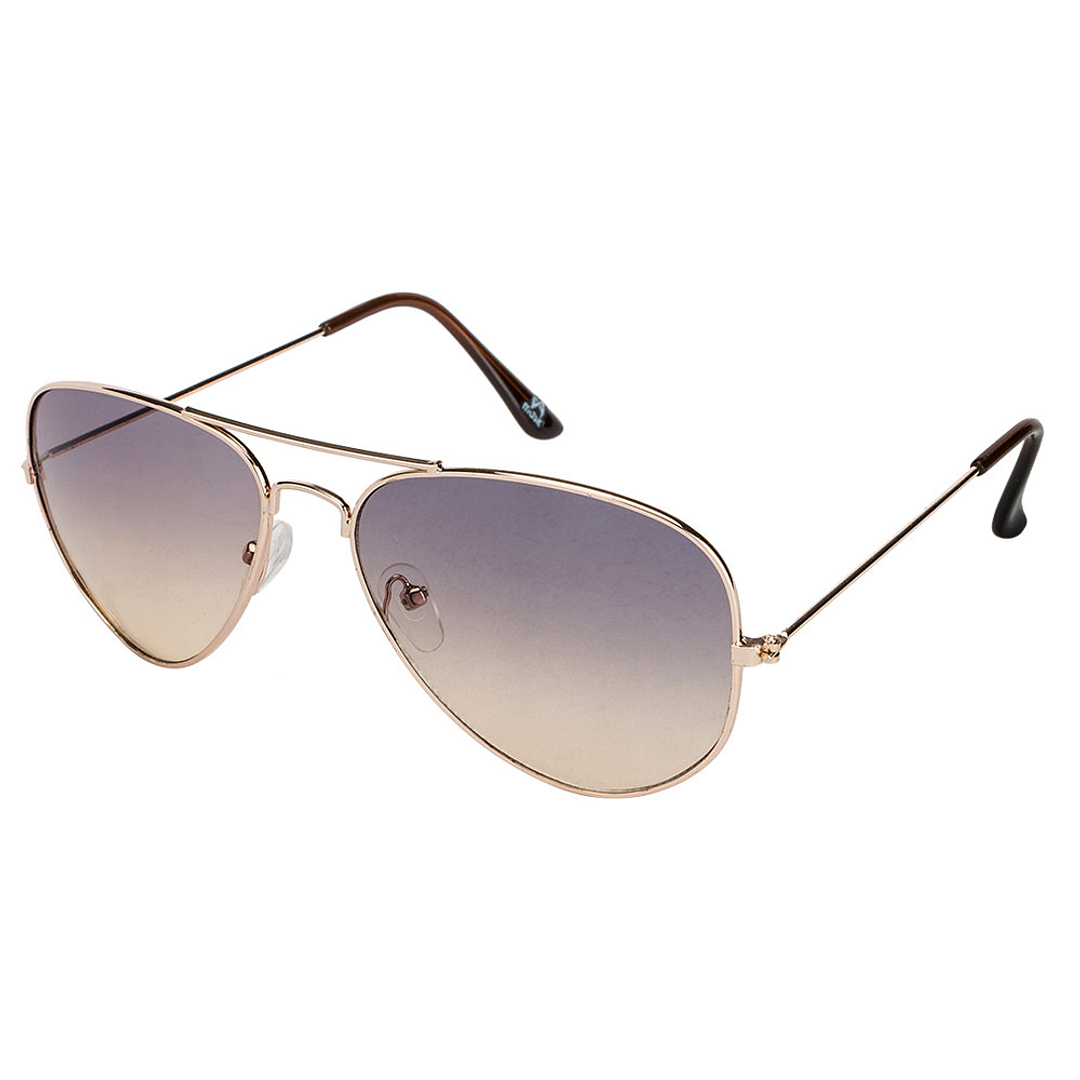 BRANDED Gold Full Rim Aviator right side