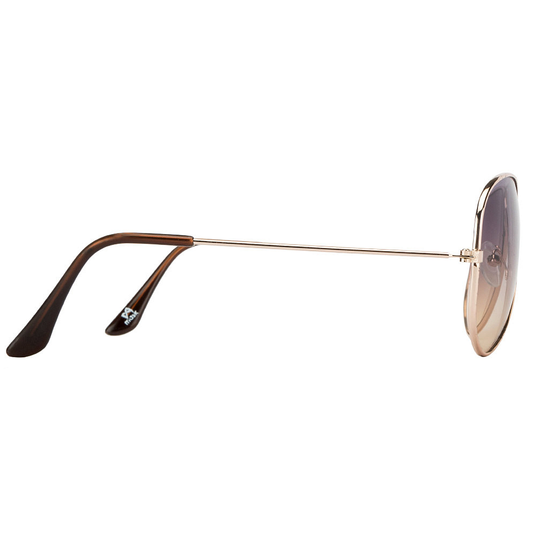 BRANDED Gold Full Rim Aviator right side