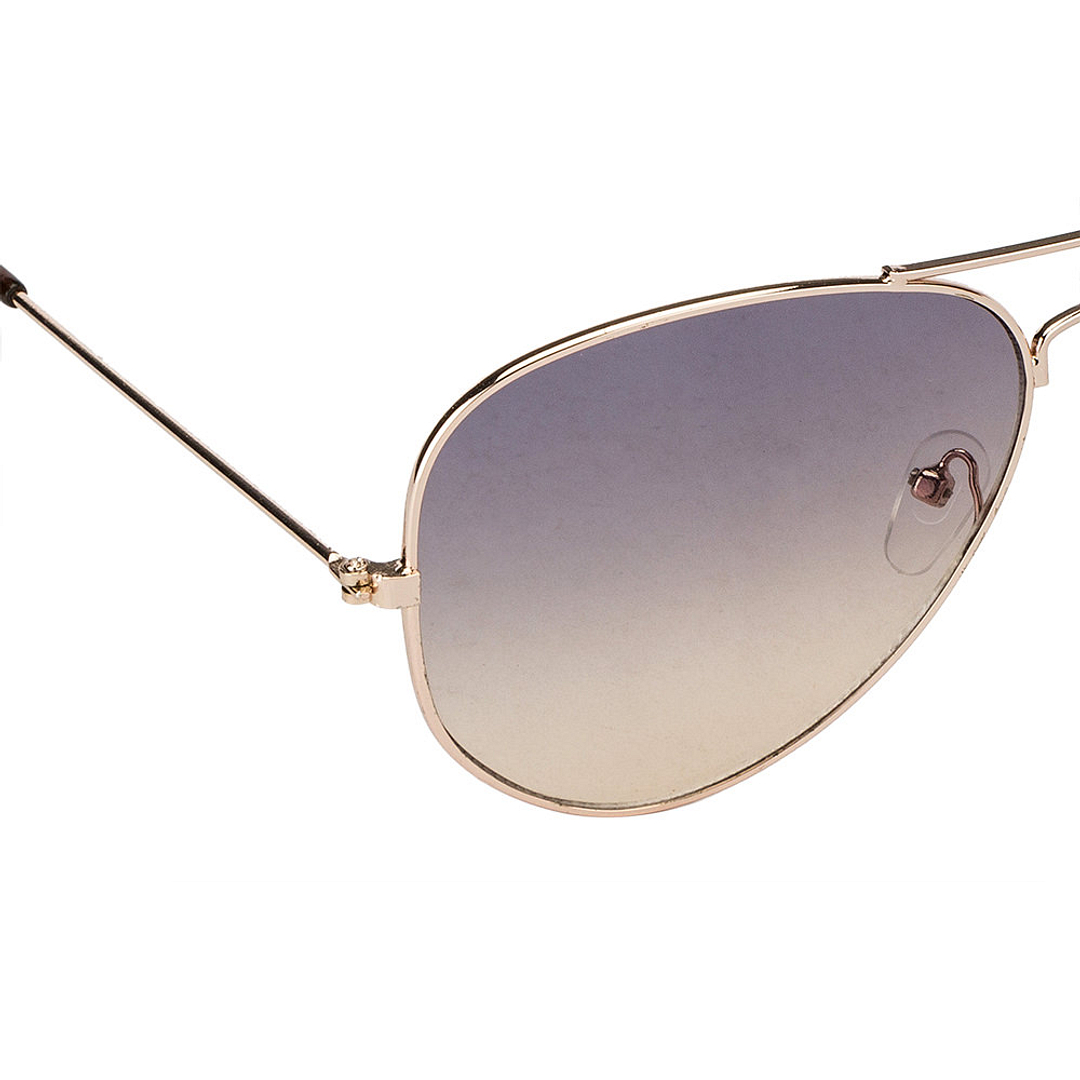 BRANDED Gold Full Rim Aviator right side
