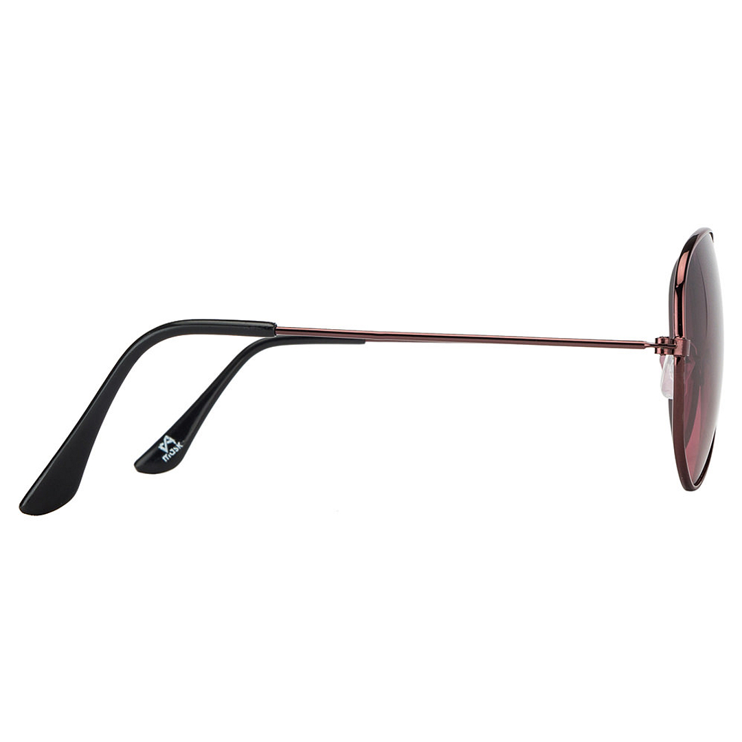 BRANDED Pink Full Rim Aviator right side