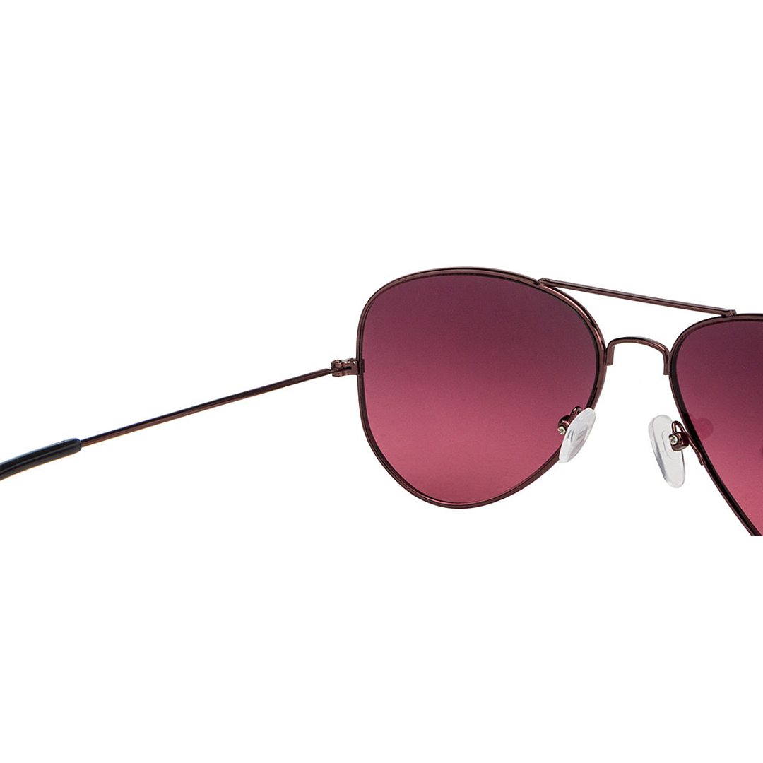 BRANDED Pink Full Rim Aviator left side