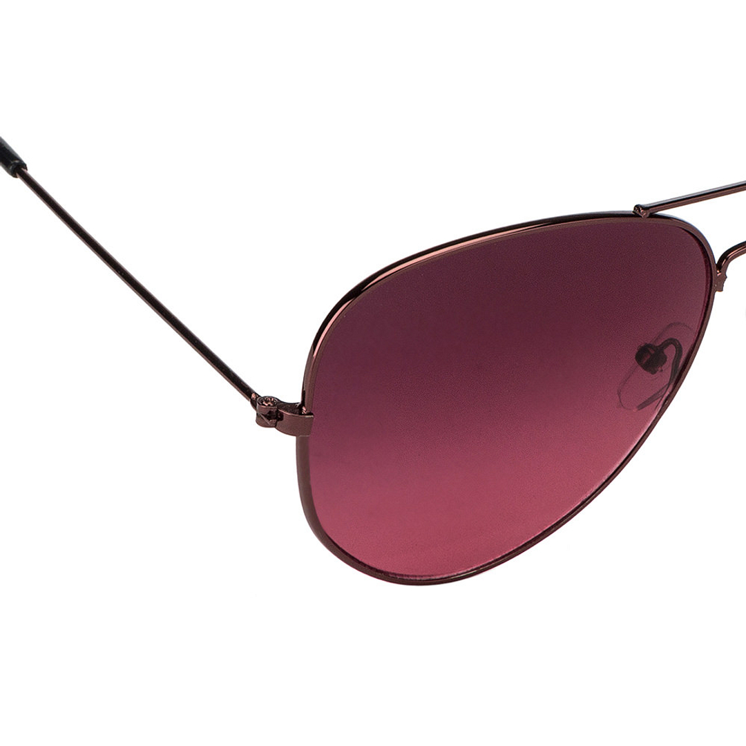 BRANDED Pink Full Rim Aviator right side