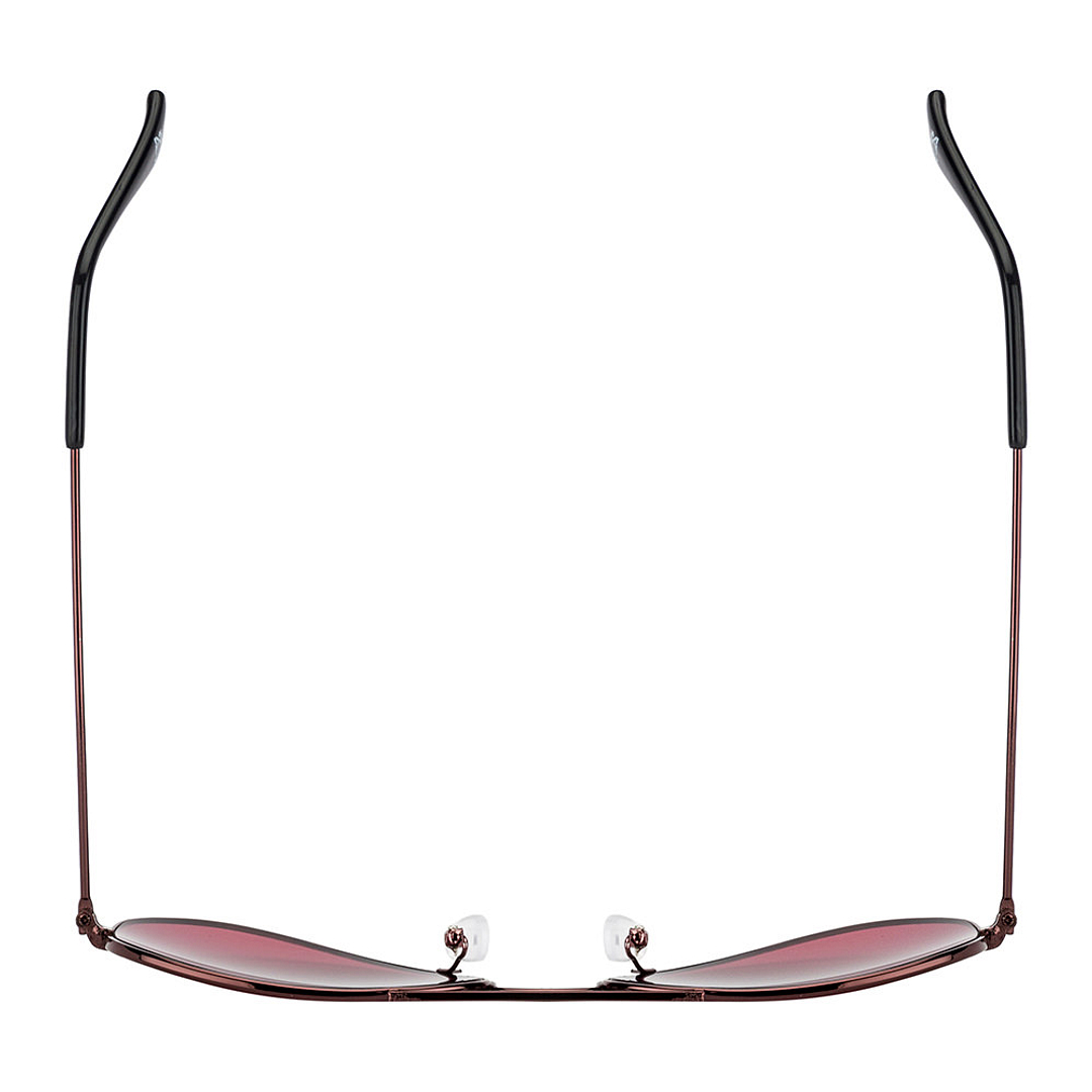 BRANDED Pink Full Rim Aviator left side