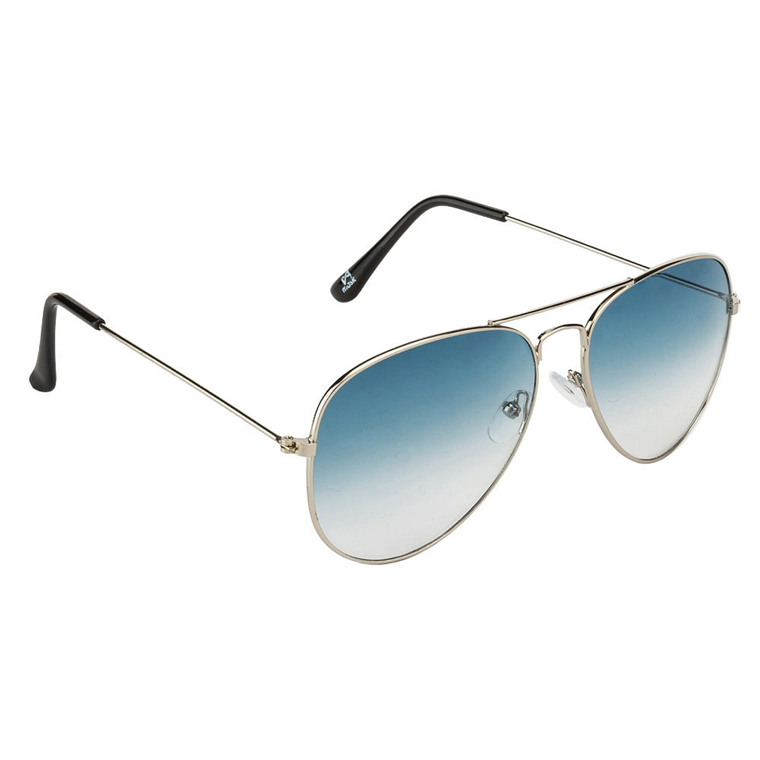 Mask Silver Full Rim Aviator left side