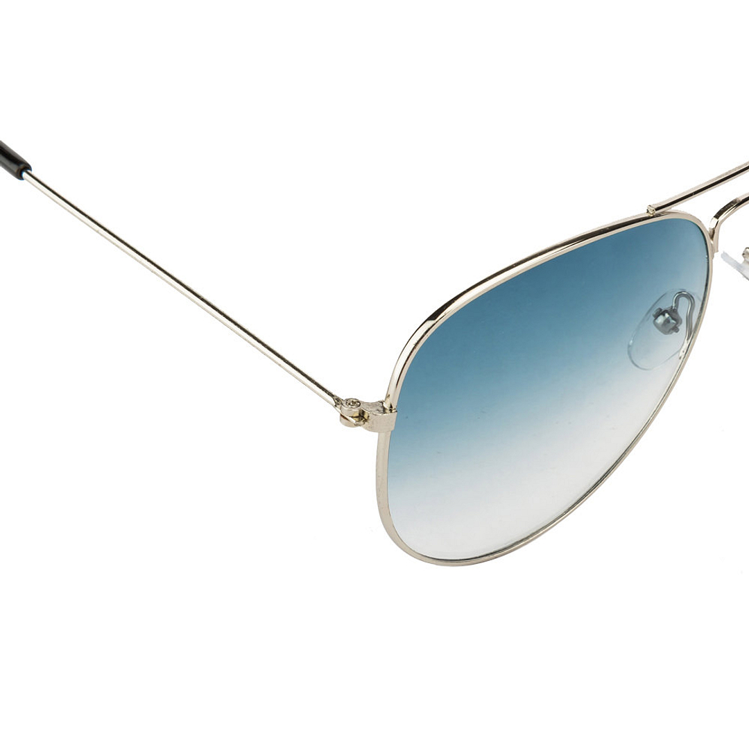 Mask Silver Full Rim Aviator left side