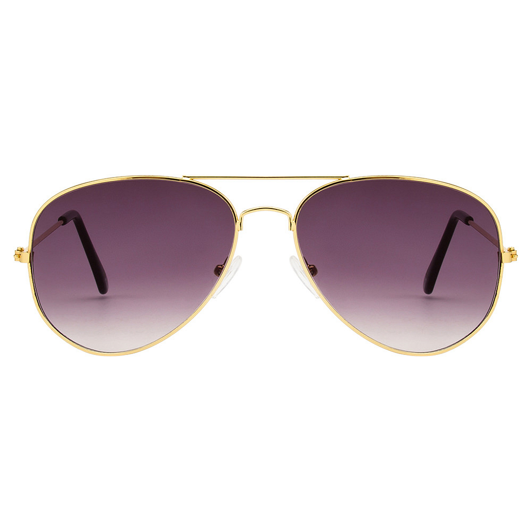 Buy Gold Purple Gradient Full Rim Aviator Shape Medium Size  display picture 2