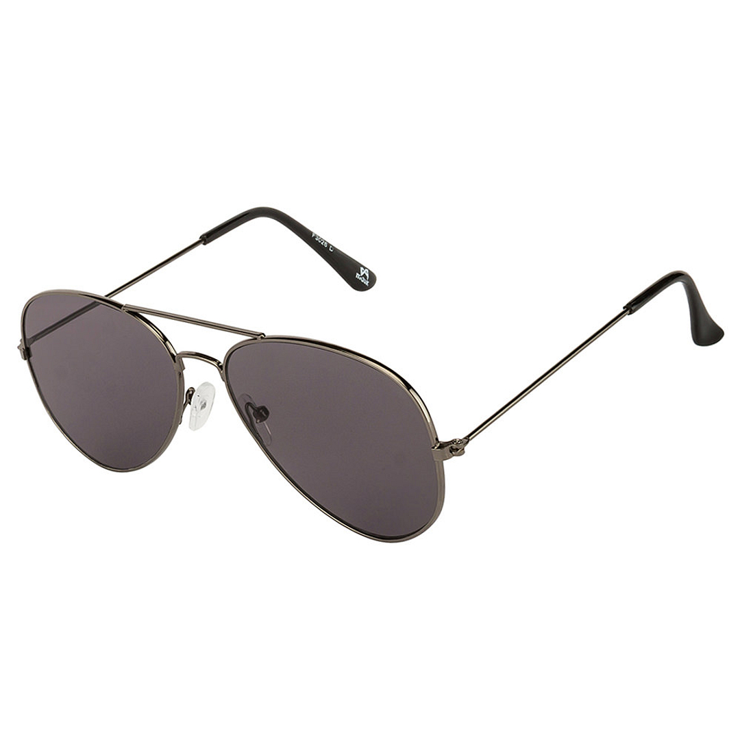 BRANDED Mid Gunmetal Full Rim Aviator right side