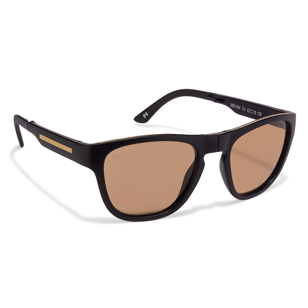 BRANDED Black Full Rim Square left side