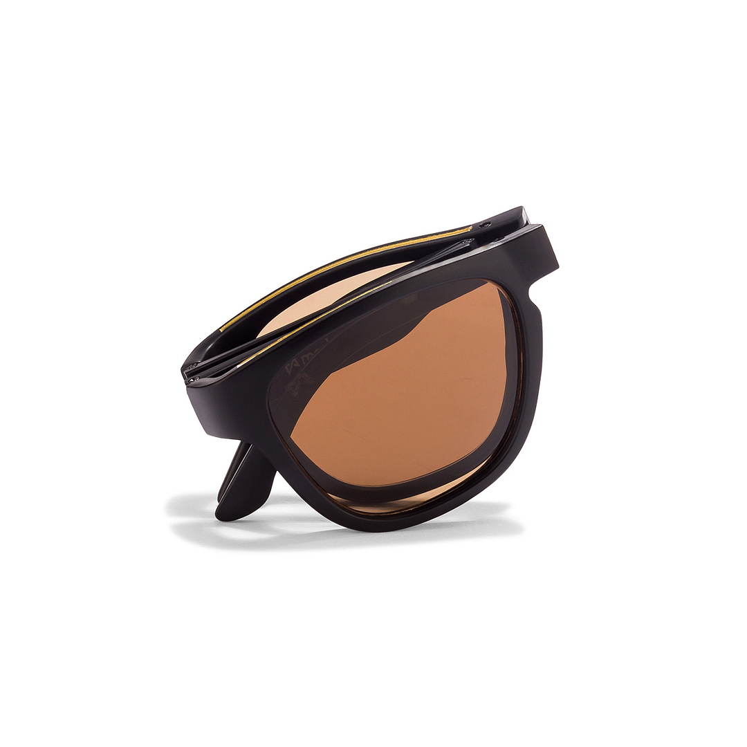 BRANDED Black Full Rim Square left side